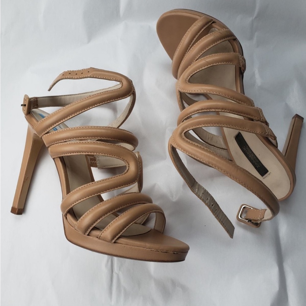 Zara Basic Nude Heels View 6